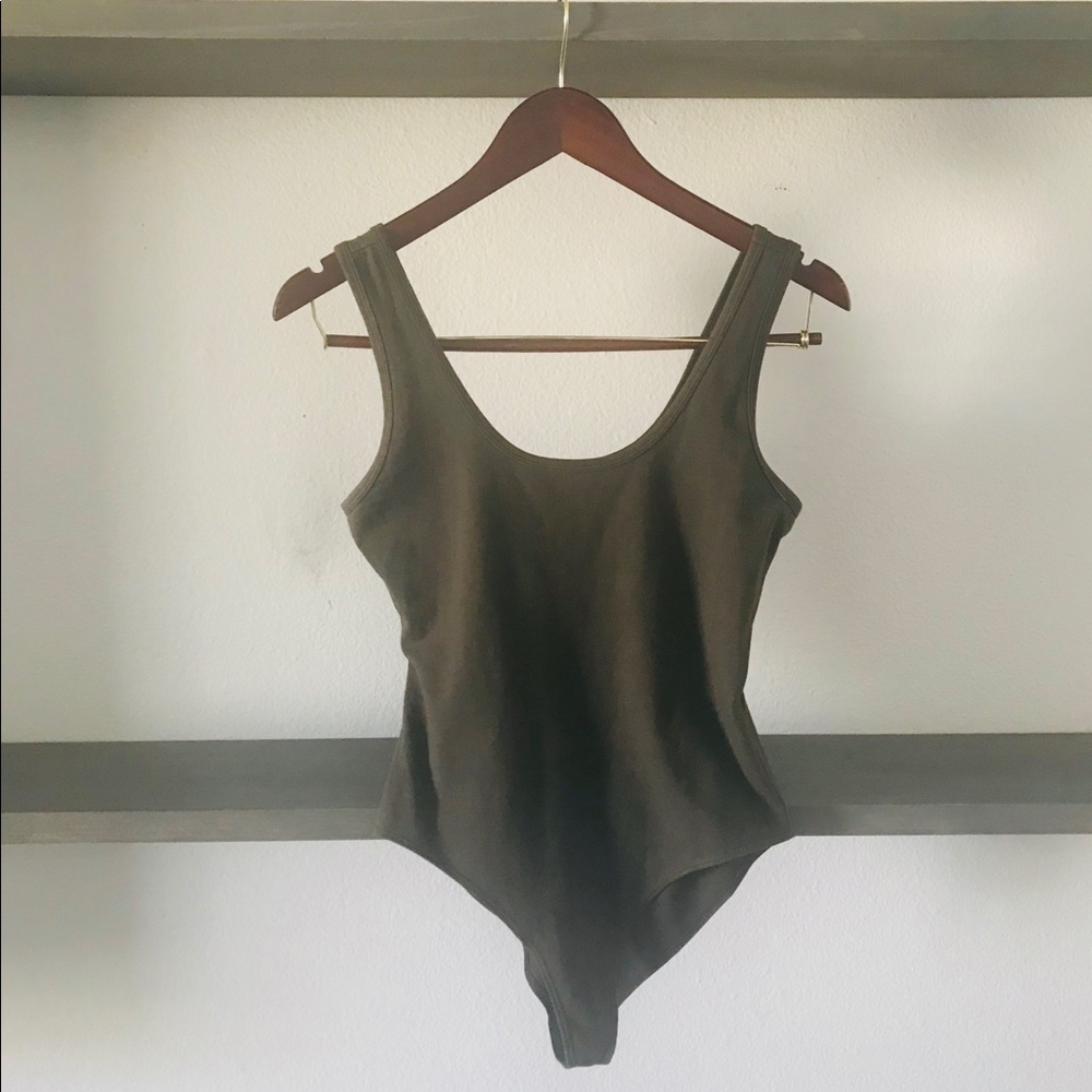 Dark green bodysuit